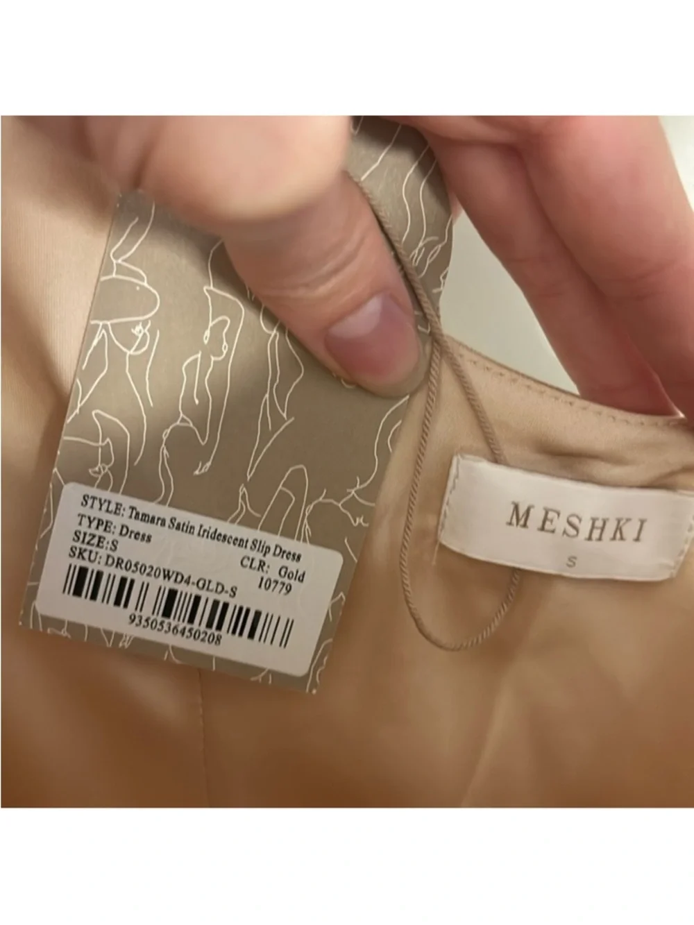 Meshki Champagne Midi Dress - Picture 7 of 7